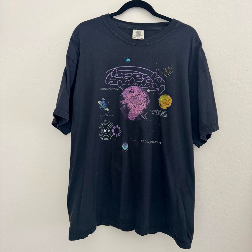 Black Beach Bunny Band Tee - 2XL
